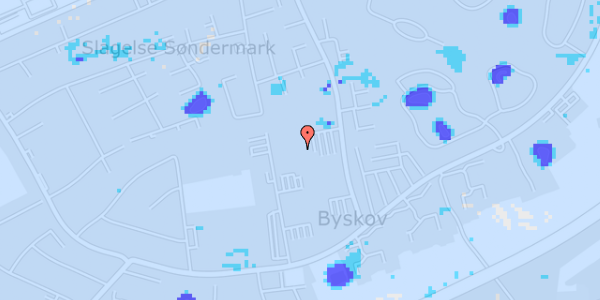 Ekstrem regn på Byskov Alle 32, 3. tv