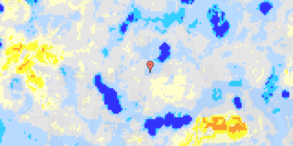 Ekstrem regn på Dragshuse 12