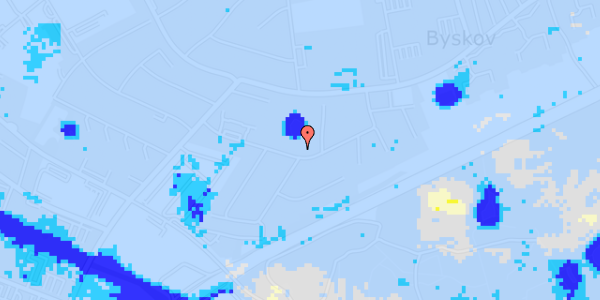 Ekstrem regn på Etterbjergvej 15