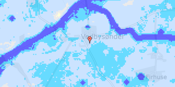 Ekstrem regn på Frederikslundvej 3