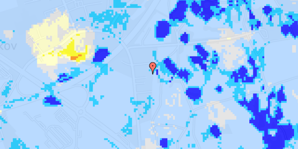 Ekstrem regn på Kongevejen 3B