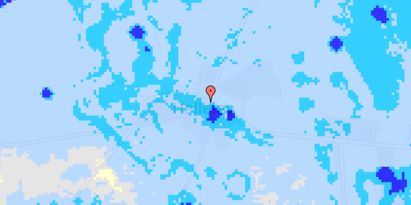 Ekstrem regn på Hallelevvej 37