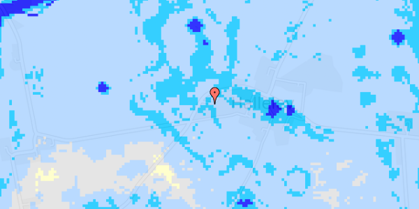 Ekstrem regn på Hallelevvej 45