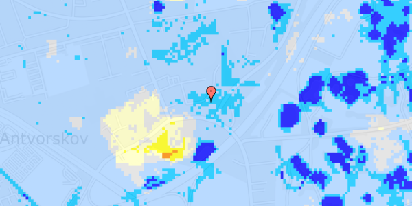 Ekstrem regn på Herthalund 26