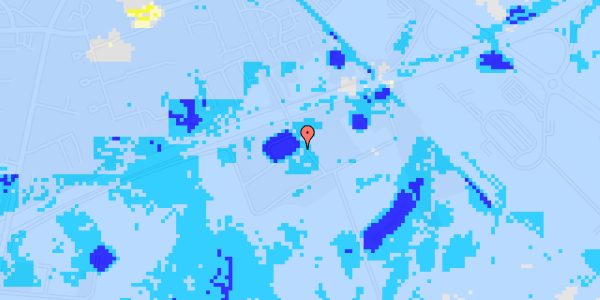 Ekstrem regn på Idagårds Alle 10