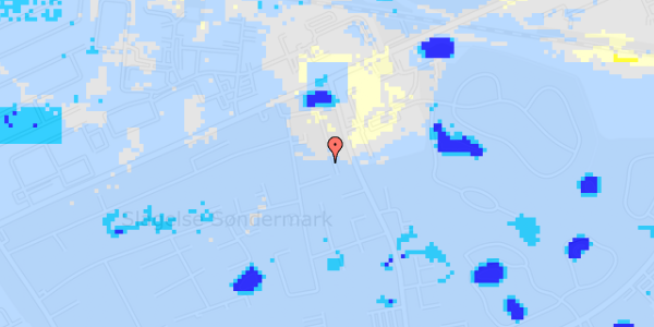 Ekstrem regn på Jupitervej 10