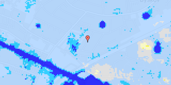 Ekstrem regn på Kristinelundsvej 14