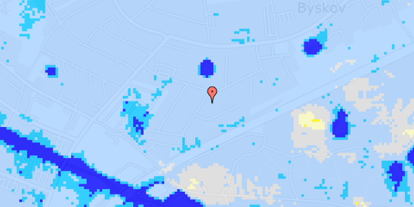 Ekstrem regn på Kristinelundsvej 48