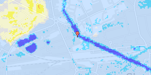 Ekstrem regn på Købmagergade 12