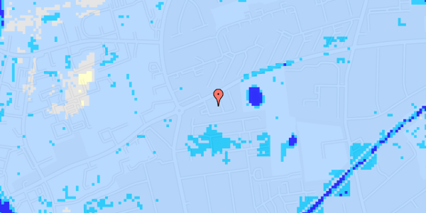 Ekstrem regn på Ndr.Ringgade 28, 2. th