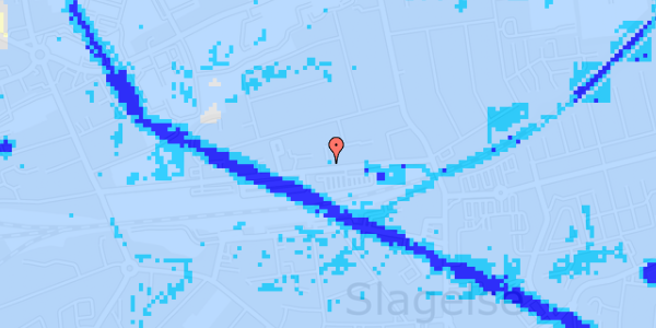 Ekstrem regn på Ndr.Stationsvej 12, 2. th