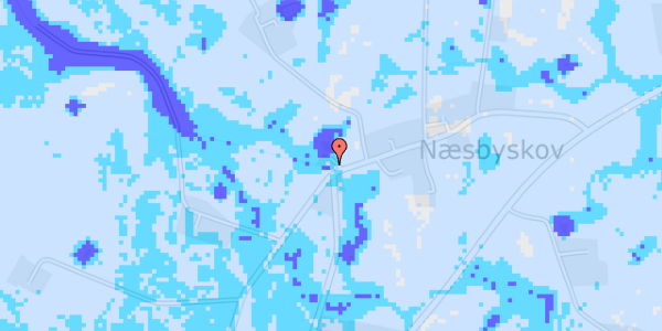 Ekstrem regn på Næsbyskovvej 7