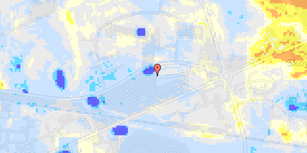 Ekstrem regn på Pilegårdsvej 19