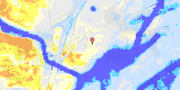 Ekstrem regn på Skovsø Lillevang 1