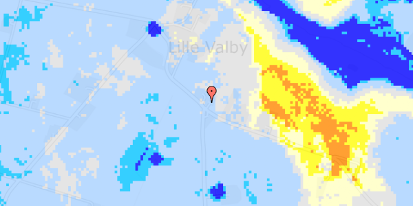 Ekstrem regn på Slagstrupvej 24