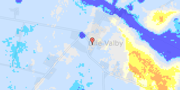 Ekstrem regn på Slagstrupvej 36