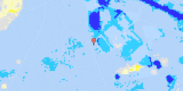 Ekstrem regn på Slotsalleen 1