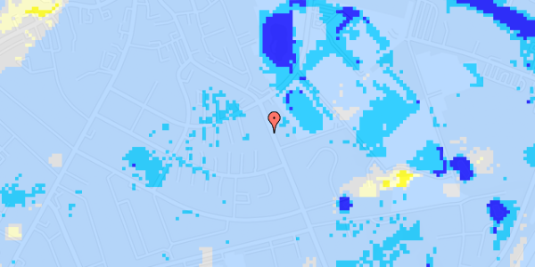 Ekstrem regn på Slotsalleen 12A, st. tv