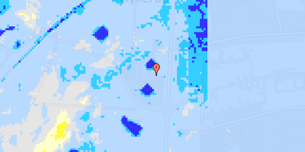 Ekstrem regn på Strandvejen 111