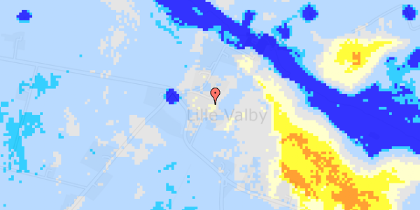 Ekstrem regn på Valby Engvej 2, st. 