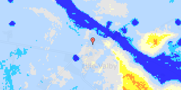 Ekstrem regn på Valby Engvej 3