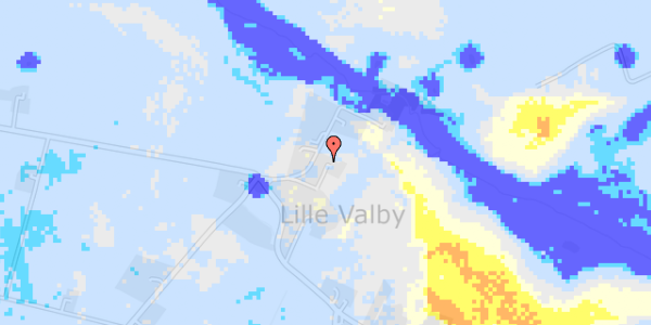 Ekstrem regn på Valby Engvej 4