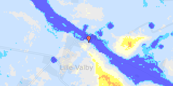 Ekstrem regn på Valby Engvej 8