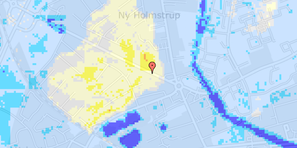 Ekstrem regn på Valbygårdsvej 17