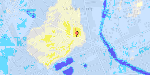 Ekstrem regn på Valbygårdsvej 21