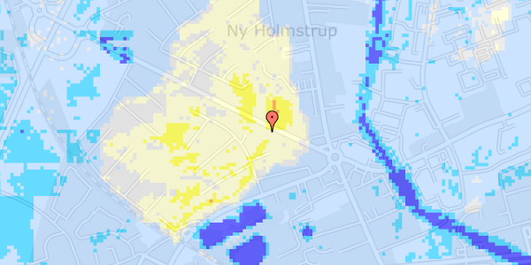 Ekstrem regn på Valbygårdsvej 23A