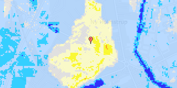 Ekstrem regn på Valbygårdsvej 36