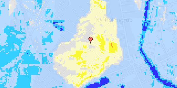 Ekstrem regn på Valbygårdsvej 47