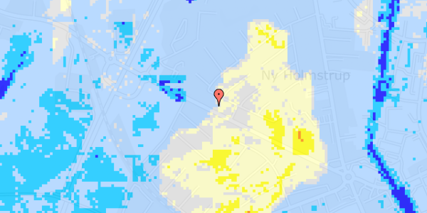 Ekstrem regn på Valbygårdsvej 64