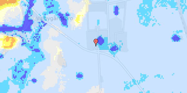 Ekstrem regn på Valbygårdsvej 92