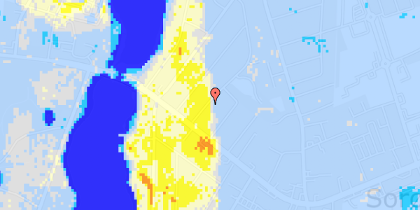 Ekstrem regn på Fredensvej 8