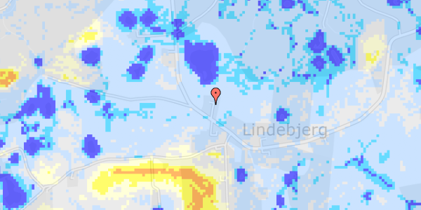 Ekstrem regn på Lindebjærgvej 12