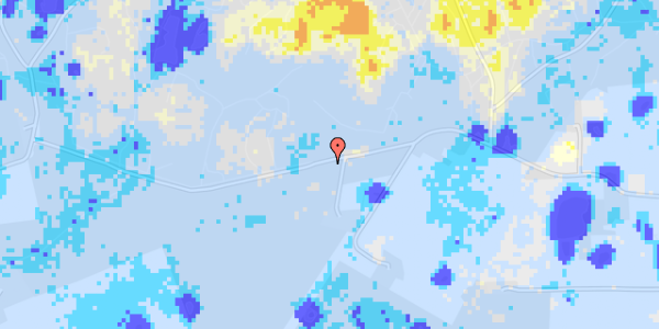 Ekstrem regn på Plessensvej 19