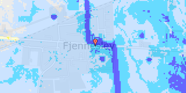 Ekstrem regn på Ringstedvej 152