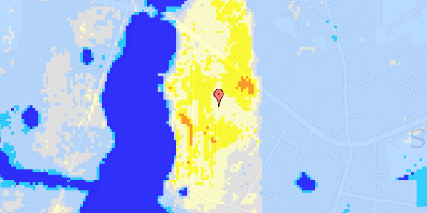 Ekstrem regn på Skjalm Hvidesvej 31