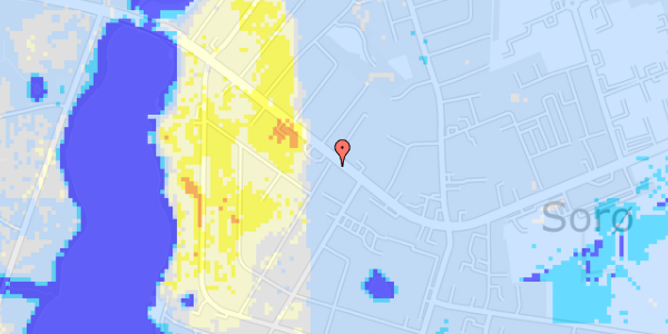 Ekstrem regn på Slagelsevej 21