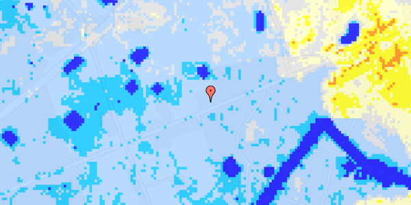 Ekstrem regn på Slagelsevej 110