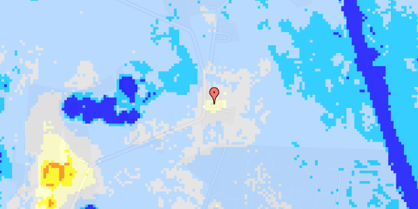 Ekstrem regn på Stokholtsvej 64