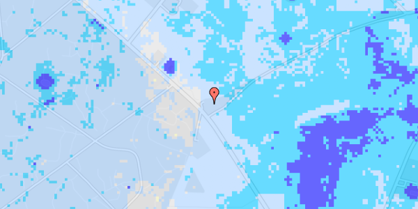 Ekstrem regn på St. Ladegårdsvej 19