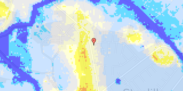 Ekstrem regn på Assentorpvej 36