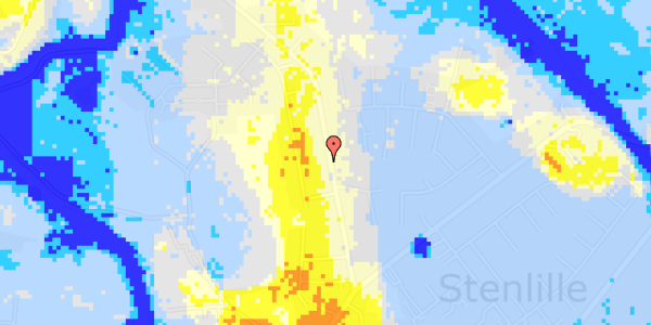 Ekstrem regn på Assentorpvej 41