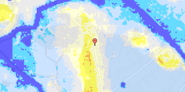 Ekstrem regn på Assentorpvej 53