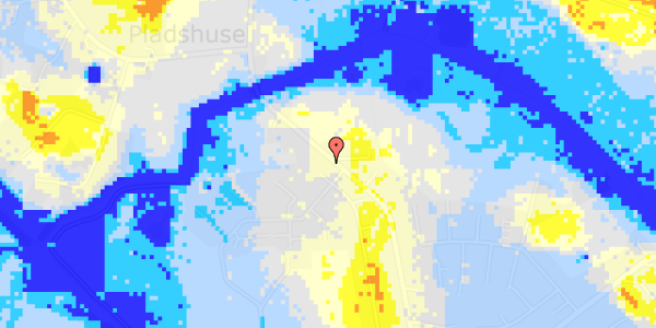 Ekstrem regn på Assentorpvej 75