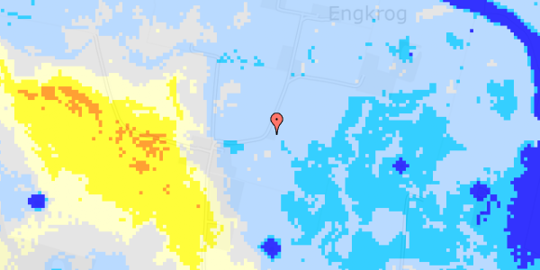 Ekstrem regn på Engkrogen 14