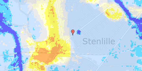 Ekstrem regn på Hovedgaden 71A, st. th