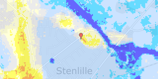 Ekstrem regn på Hovedgaden 94